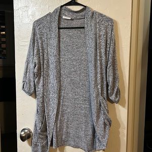 Grey cardigan